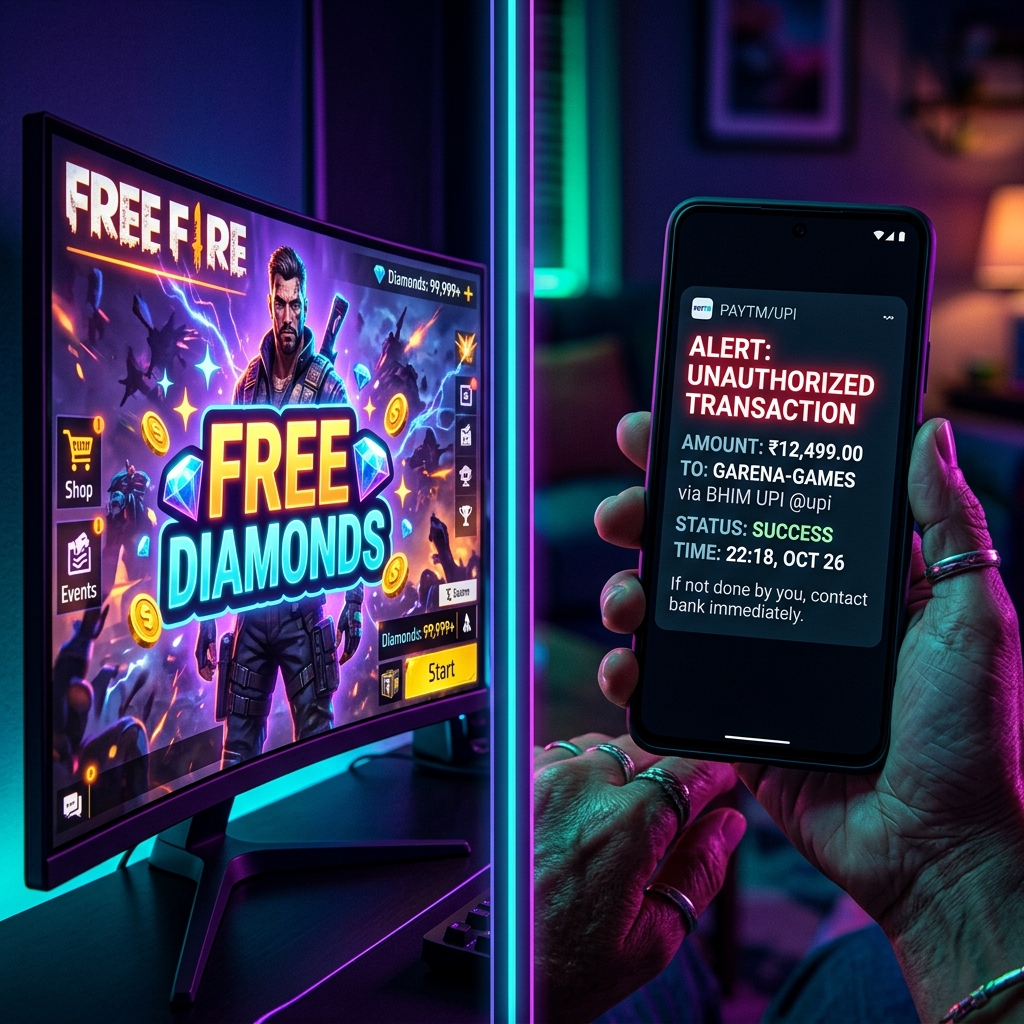 Gaming diamond scam visual