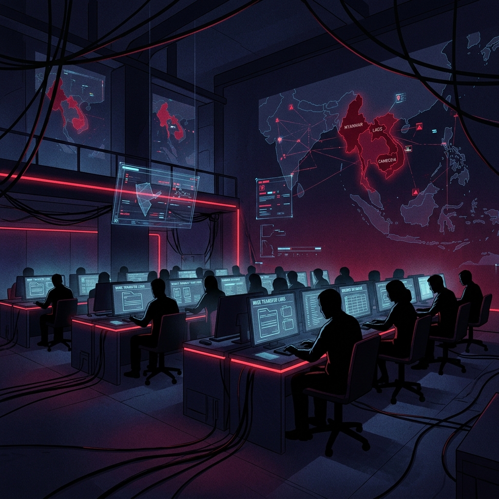 Southeast Asia organized crime center running digital arrest scams