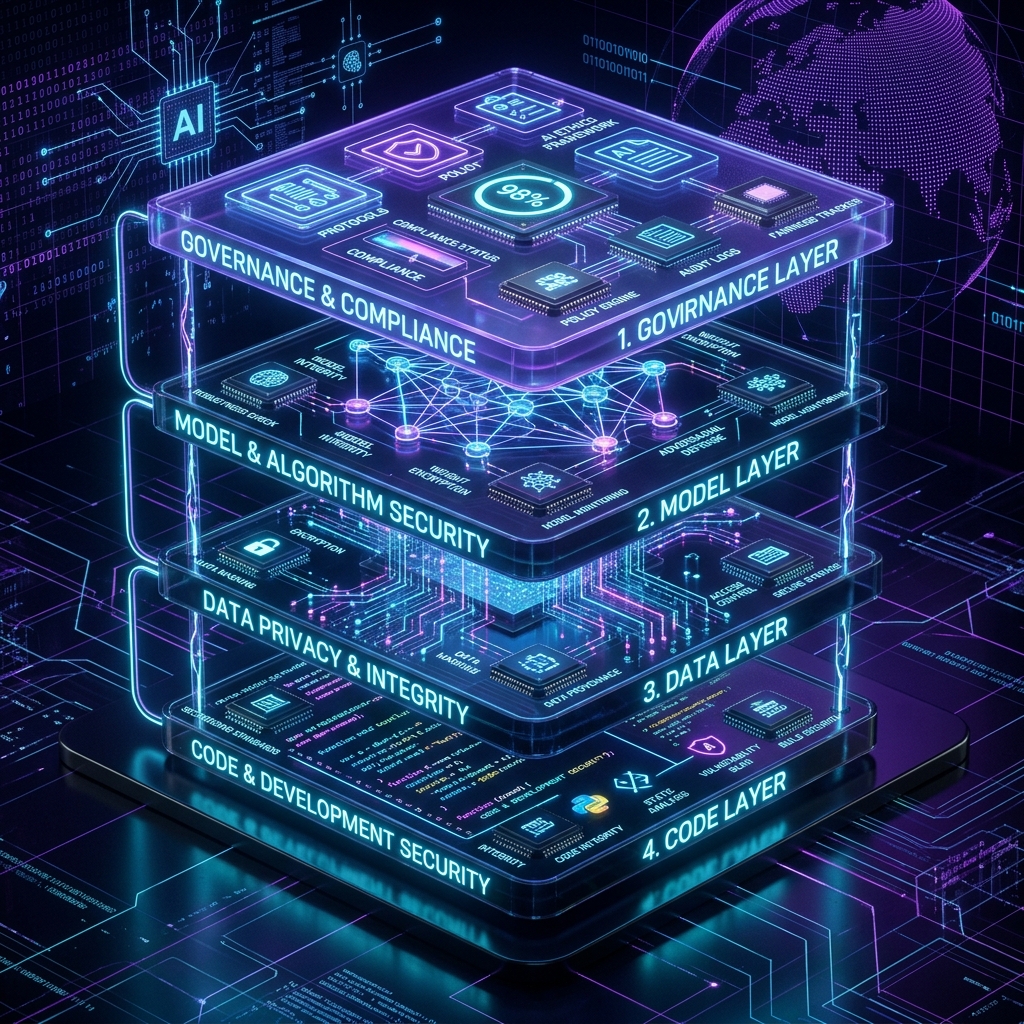 AI security layers infrastructure — the deep tech foundation Synaptech was missing